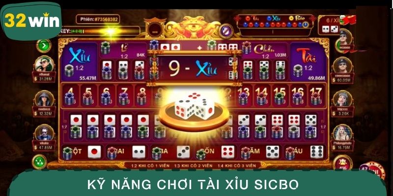 Kỹ năng chơi tài xỉu Sicbo nâng cao tỷ lệ thắng