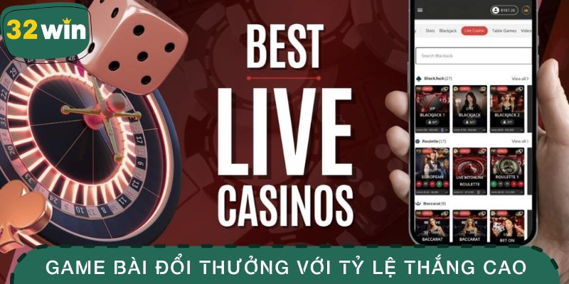 Giới Thiệu 32WIN - Top Nhà Cái Đỉnh Cao Được Yêu Thích Nhất 4 Tham gia chơi game bài đổi thưởng với tỷ lệ thắng cao